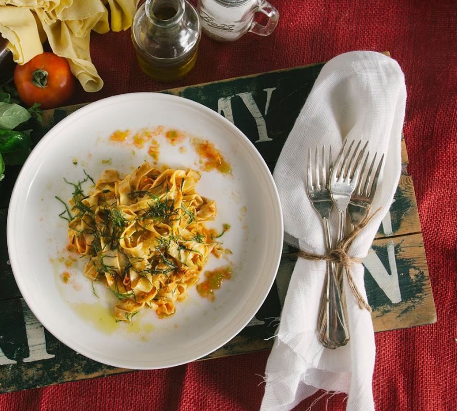 פסטה עם קרם פוטנסקה