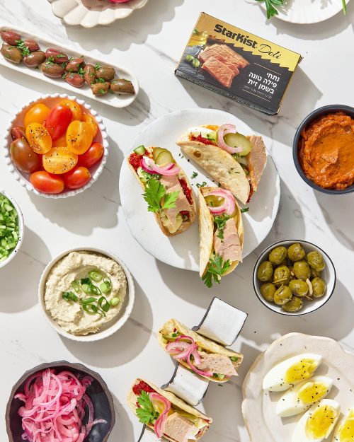 מיני טאקו טונה ביס עם סטארקיסט Deli