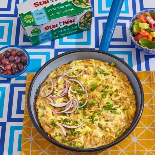 פריטטה טונה וירקות