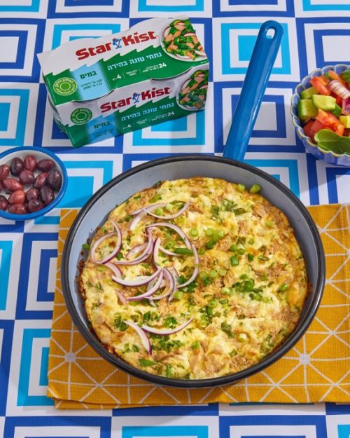 פריטטה טונה וירקות